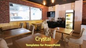  Presentation with car wash - Colorful PPT layouts enhanced with walls wooden tables and window backdrop and a tawny brown colored foreground