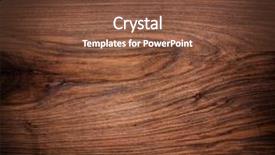  Presentation with rich - Slide deck consisting of walnut wooden texture natural funitur background and a  colored foreground