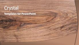  Presentation with walnut - Cool new slides with walnut wooden texture natural funiture backdrop and a  colored foreground