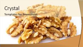  Presentation with walnut - Amazing presentation theme having walnut backdrop and a blonde colored foreground