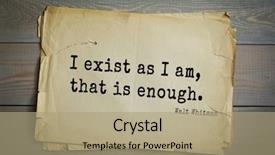  Presentation with journalist - Colorful slide deck enhanced with walter walt - american poet backdrop and a coral colored foreground