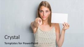  Presentation with open bible over grunge sandstone - Theme enhanced with want ad - beautiful young woman over grunge background and a  colored foreground