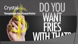  Presentation with writing - Cool new presentation theme with wanted - hand writing the text do backdrop and a gray colored foreground