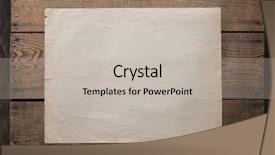  Presentation with bulletin board - Cool new slide set with wanted poster - notice or sheet of paper backdrop and a light gray colored foreground