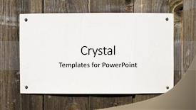  Presentation with brown wood texture - Presentation theme featuring wanted poster - paper on brown wood texture background and a white colored foreground