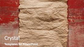  Presentation with aged wood - Cool new theme with wanted western poster - old blank parchment on aged backdrop and a coral colored foreground