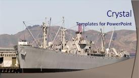  Presentation with titanic ship - Slide set having close up details of an old typewriter note shallow depth of field background and a dark gray colored foreground