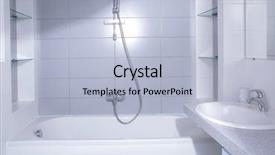  Presentation with bathroom - Theme featuring ware house - modern bathroom interior background and a  colored foreground