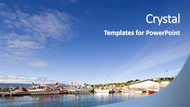  Presentation with fleet - Theme consisting of location warehouse - small fishing fleet of iceland's background and a  colored foreground