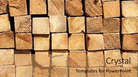  Presentation with green building materials - Slide deck featuring stembureau sketch text for election background and a pink colored foreground.