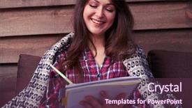  Presentation with low angle view of hockey - Colorful slide set enhanced with warm blanket enjoying evening backdrop and a tawny brown colored foreground