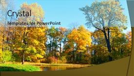  Presentation with safari park beautiful wildlife animal - Colorful theme enhanced with warm color - beautiful autumn park at evening backdrop and a arctic colored foreground