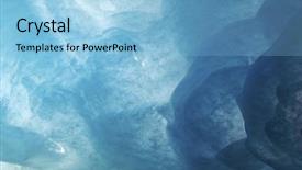  Presentation with ice blue - Presentation theme with warm color - blue background created background and a light blue colored foreground