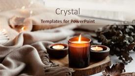  Presentation with winter - Slide set with warm-cozy-window-arrangement-winter background and a lemonade colored foreground