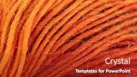  Presentation with yarn - Colorful PPT layouts enhanced with warm-orange-to-red-wool backdrop and a crimson colored foreground