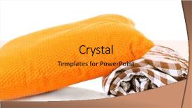  Presentation with white pills spilled from pills - Beautiful presentation theme featuring warm plaid and color pillow backdrop and a  colored foreground