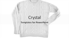  Presentation with background - Cool new presentation with warm sweater on white background backdrop and a white colored foreground