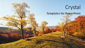  Presentation with earth tone - Cool new presentation theme with warm tone beauty world best backdrop and a light blue colored foreground