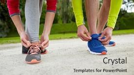  Presentation with friendship - Presentation consisting of wram up - fitness sport friendship and lifestyle background and a light gray colored foreground