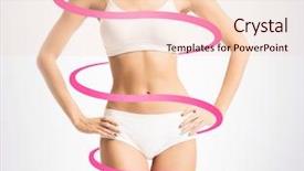  Presentation with burn fat - Beautiful presentation design featuring warmups - close-up of thin and beautiful backdrop and a lemonade colored foreground