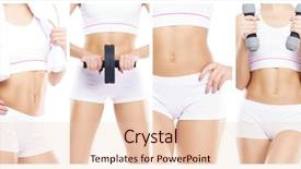  Presentation with slim body - Amazing presentation design having warmups - slim and slender girl backdrop and a lemonade colored foreground