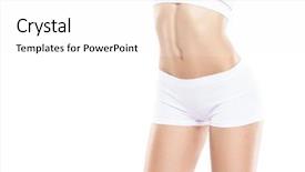  Presentation with body shame cyber bullying - Cool new slide deck with warmups - sporty and beautiful body backdrop and a white colored foreground