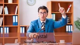  Presentation with lawyer - Amazing theme having warning proceed caution - lawyer working in the office backdrop and a  colored foreground