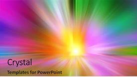  Presentation with ombre art abstract blue - Amazing PPT theme having warped - abstract colorful warp blur background backdrop and a yellow colored foreground