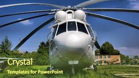  Presentation with military transport - Slides having warplanes - hdr the russian military-transport helicopter background and a tawny brown colored foreground