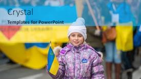  Presentation with solidarity - Audience pleasing slides consisting of warsaw-poland-november-23 backdrop and a teal colored foreground