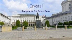  Presentation with poland - Cool new slide deck with warsaw-poland-september-16-2015 backdrop and a sky blue colored foreground