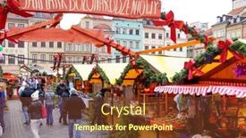  Presentation with city people walking - 