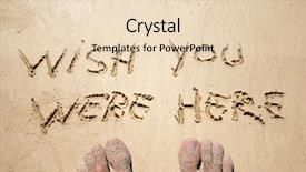  Presentation with time travel - Amazing theme having wart - conceptual wish you were here backdrop and a lemonade colored foreground