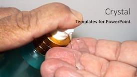  Presentation with wash - Cool new presentation theme with wash-your-hands-with-hand backdrop and a lemonade colored foreground