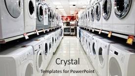  Presentation with machine shop - Cool new presentation theme with washers in shop backdrop and a light gray colored foreground