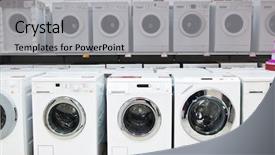  Presentation with machine shop - Theme featuring washers in shop background and a light gray colored foreground