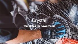  Presentation with workshop - Slides enhanced with washing-car-before-detailing background and a dark gray colored foreground