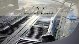  Presentation with parts - Cool new theme with washing car parts before repairs backdrop and a  colored foreground