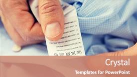  Presentation with describing people - PPT theme having washing clothes housework and people background and a coral colored foreground