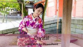  Presentation with water purification - Cool new slides with kimono dressing and washing hand backdrop and a coral colored foreground