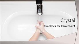  Presentation with corona virus - PPT layouts with washing-hands-for-corona-virus background and a white colored foreground