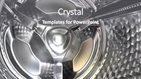 Presentation with machine - Slides enhanced with washing machine background and a gray colored foreground