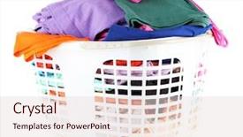  Presentation with plastic - Amazing PPT layouts having washing powder - clothes in plastic basket isolated backdrop and a lemonade colored foreground