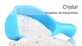  Presentation with china washing powder - Presentation featuring washing powder in blue container background and a  colored foreground