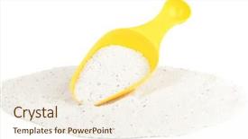  Presentation with china clothes washing powder - PPT theme with bokeh background from bees honeycomb defocused texture background and a gold colored foreground