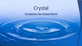  Presentation with water splash - Presentation design featuring washing robot - blue water splash phase 18 background and a sky blue colored foreground