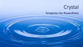  Presentation with gravity rain blue water drop splash - PPT layouts with washing robot - blue water splash phase 20 background and a sky blue colored foreground