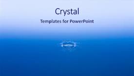  Presentation with gravity rain blue water drop splash - Theme enhanced with washing robot - blue water splash phase 4 background and a sky blue colored foreground