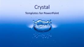  Presentation with gravity rain blue water drop splash - Beautiful theme featuring washing robot - blue water splash phase 8 backdrop and a sky blue colored foreground