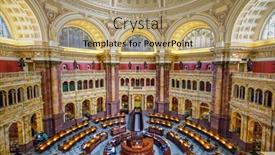  Presentation with congress - Presentation theme consisting of washington-april-12-2015 background and a coral colored foreground